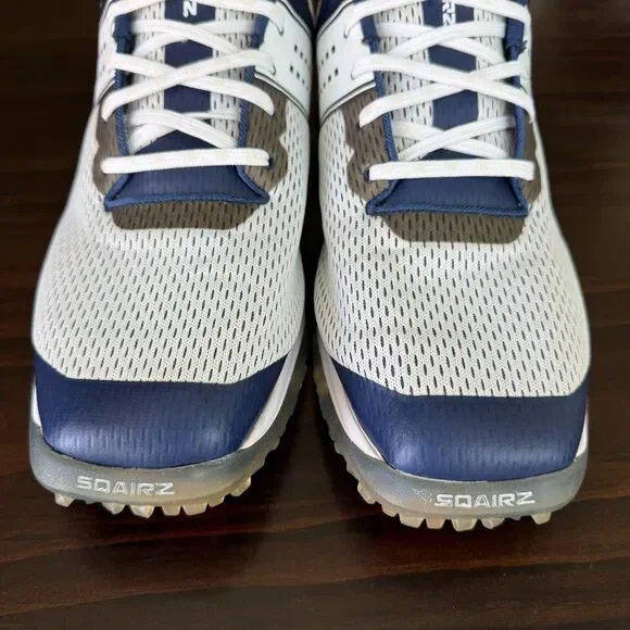 `Size 12 - Sqairz Speed Mesh Men's Golf Shoes - Blue & White- - Picture 9 of 12